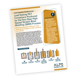 Leak Testing PET Containers Produced by the Two-Step High Speed Stretch Blow Molding Process